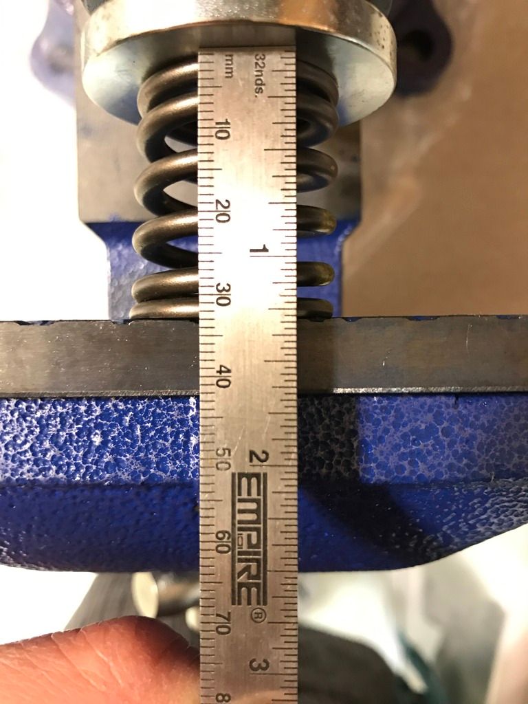 Valve spring pressure test results